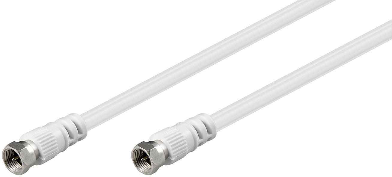 Goobay 27034 SAT antenna cable (<70 dB) 2x shielded - F male > F male