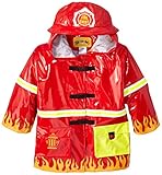 Kidorable Little Boys' Fireman Raincoat, Red, 5/6