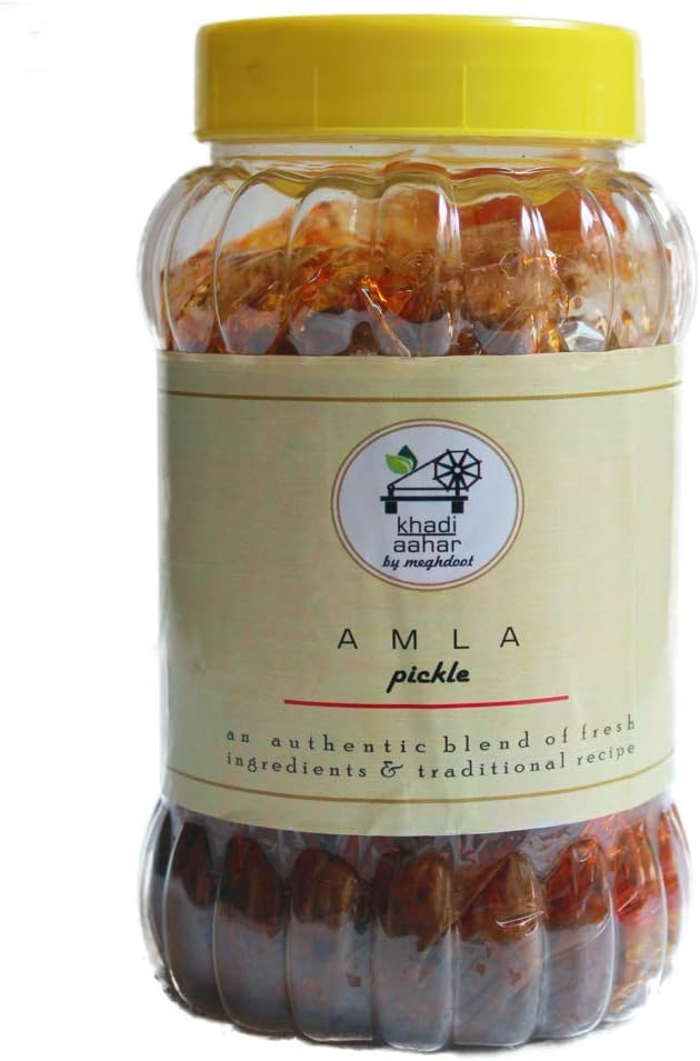 Khadi Aahar Premium Pickle, 400 Gram (Amla)