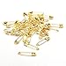 1000 pcs Exquisite Small 19mm Gold Tone Metal Clothing Accessories Trimming Fastening Safety Pins (Gold, 1000pcs)
