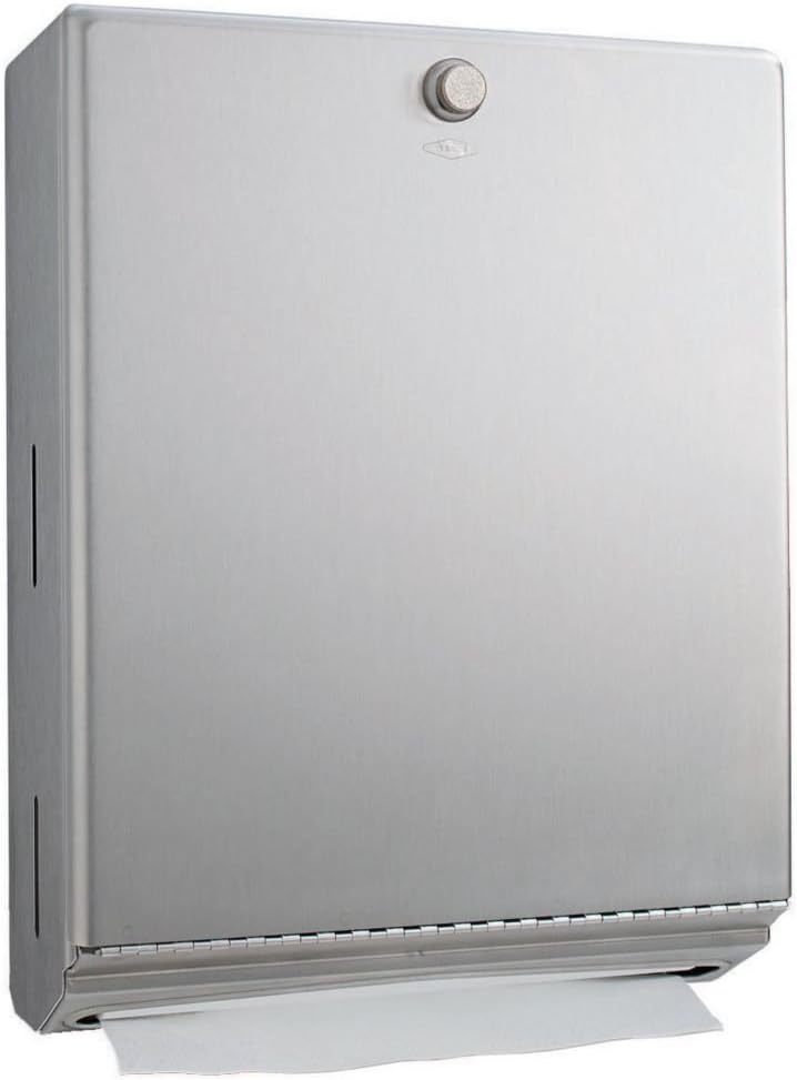 Bobrick B-2620 Stainless 10.75" x 14" Paper Towel Dispenser