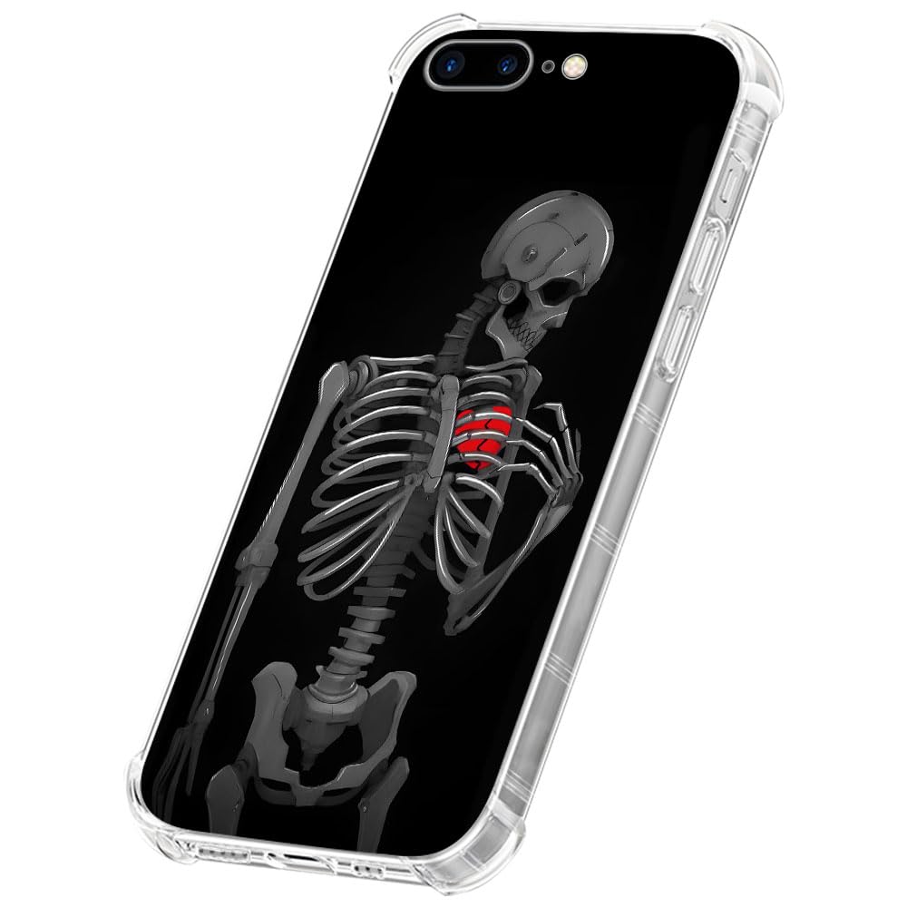CARLOCA Compatible with iPhone 8 Plus Case,Clear