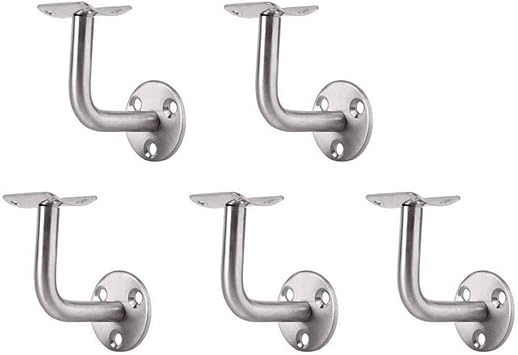 Amazon 5点セット 手摺 手すり金具 ブラケット 取付金具 固定金具 転倒防止 玄関 階段 廊下 洗面所 手すり