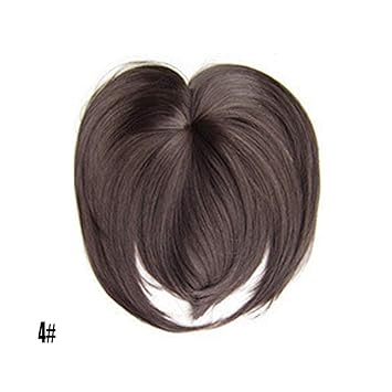 Silky Clip On Hair Topper Synthetic Hair Extensions With High