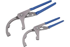 CHICIRIS Oil Filter Wrench Set, Adjustable Carbon Steel Pliers for Oil Filter Removal, 9in and 12in for Cars and Trucks