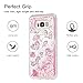 Samsung Galaxy S8 Plus Case, Flowing Liquid 3D Glitter TPU Silicone Quicksand Case Floating Moving Bling Hearts Sparkly Print Clear Shockproof Gel Protective Cover for Samsung Galaxy S8 Plus, Unicorn