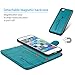 Compatible with iPhone 7 Wallet Case, iPhone 8 Case Embossed Love PU Leather Case Full Protective Anti-Scratch Resistant Cover Magnetic Case Slot Wrist Strap Case (Embossed Love)