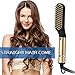 Electric Beard&Hair Straightener For Men,Aveloki Curling Hair Styler Straightening Straightener Heat Brush With Side Hair Detangling For Curler,Perfect For Home Travel