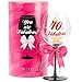 40 & Fabulous Birthday Wine Glass for Women | Fun Gift for Woman Turning Forty Years Old | Mom, Best Friend, Aunt, Sister, Cousin, Co-Worker | Big 23 oz, 8.8” Tall Wine Glass