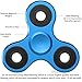 The Anti-Anxiety 360 Spinner Helps Focusing Fidget Toy [3D Figit] Tri-Spinner EDC Focus Toy for Kids & Adults - Best Stress Reducer Relieves ADHD Anxiety Boredom Metal Bearing (Blue)