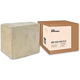 Old Potters Mid High Fire White Stoneware Clay for Pottery | Cone 5-10 | Ideal for Wheel Throwing, Hand Building, Sculpting |