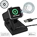 Apple Watch Charger (Apple Certified) ONE Dock Solo, Built-in Original Magnetic Charging Puck Cable + Adjustable Stand for 38mm/42mm Apple Watch Series 1, 2, 3 (Black)