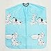 Colorfulife Child Hair Cutting Waterproof Cape Wai Cloth Barber Kids Hair Styling Cape Professional Home Salon Camps & Hairdressing Wrap Children Cartoon Dalmatian Pattern Capes (Blue)