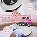 OHIYO Nail Dryer, UV Nail Lamp 75W Led Nail Curing Lamp, Nail Gel Dryer LED Curing Light UV Lamp for Gel Nails 4Timer Setting, Memory Function For Manicure Gel Nail, Fingernail & Toenail