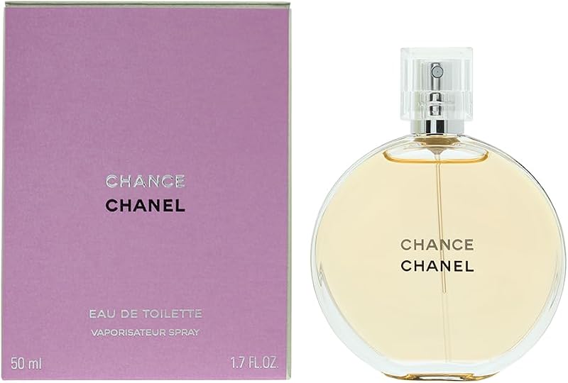 Chanel Chance Eau de Toilette 50ml Women Chypre Floral Pink Pepper Jasmine Iris