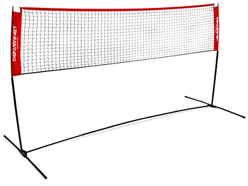 Powernet portable badminton / tennis net and frame