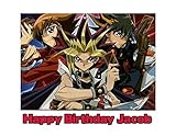 Yu-Gi-Oh! Edible Image Manga Yugioh Yu Gi Oh Photo Sugar Frosting Icing Cake Topper Sheet Personalized Custom Customized Birthday Party - 1/4 Sheet - 76161