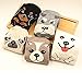 YSense 5 Pairs Cat Fuzzy Socks For Women Cute Winter Warm Animal Fluffy Socks Cozy Soft Sleeping slipper Socks
