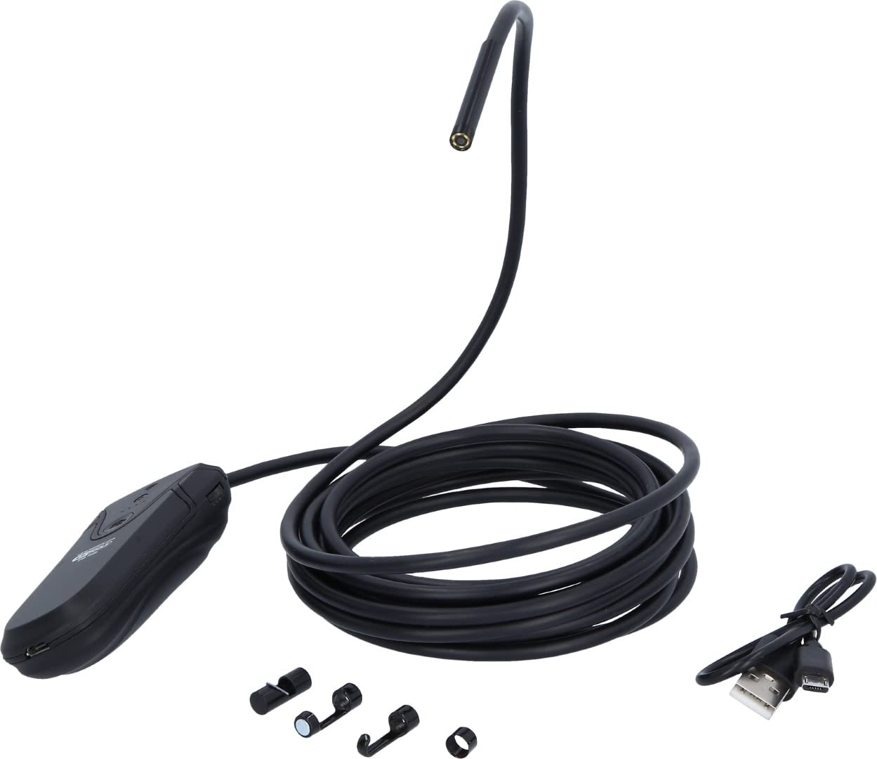 KS Tools KS 551 Tools 550.756 Wi-Fi Videoscope Set with Diameter 5.5 mm 0° HD Front Camera Probe 5 Pieces