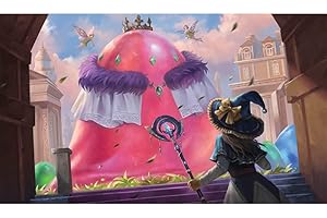 Fantasy North - Grebula - The Slime Queen - TCG Trading Card Game Playmat and Mouse Pad - 24 x 14 inches - Perfect for Magic MTG Commander Pokemon Yugioh and Other Card Games