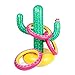 Sunnylife Cactoss Inflatable Cactus Shaped Ring Toss Beach or Pool Toy, Great Game for Kids and Adults