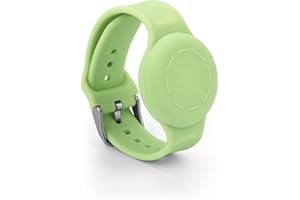 NQEUEPN Kids Wristband for Airtag, Waterproof Silicone Bracelet for kids Adjustable Soft Watch Band for airtag for Toddler Child GPS Tracking Tagging