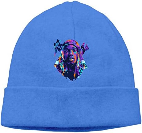 WOW(2-2) Unisex AC-Rocky-AP Logo Skull Beanie Winter Cap Hat