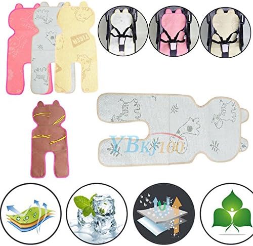 Baby Kid Stroller Pram Pushchair Buggy Car Seat Summer Cool Mat Bamboo Fiber Pad