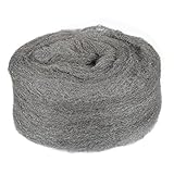 Shappy 120 g Steel Wire Wool, Grade 0000 Steel Wool Wire Wool for Glass Furniture Polishing Cleaning