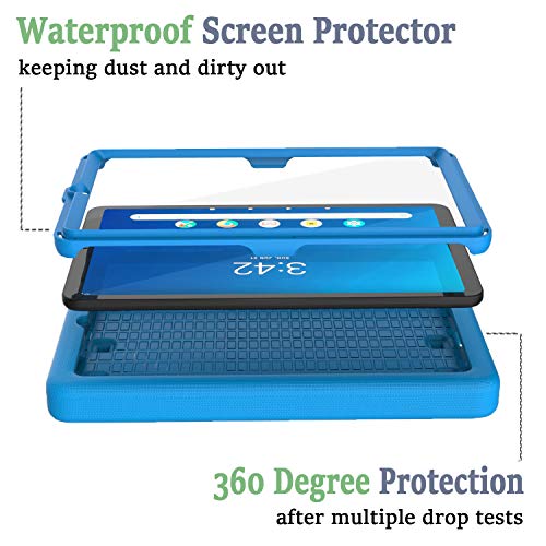 TIRIN Onn 8 Inch Tablet Case, Builtin Screen Protector Light Weight
