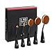 Oval Makeup Brush Set, USpicy Standable Professional Makeup Brushes 5pcs (Refined Gift Box, Cruelty Free, Soft Synthetic Fiber)