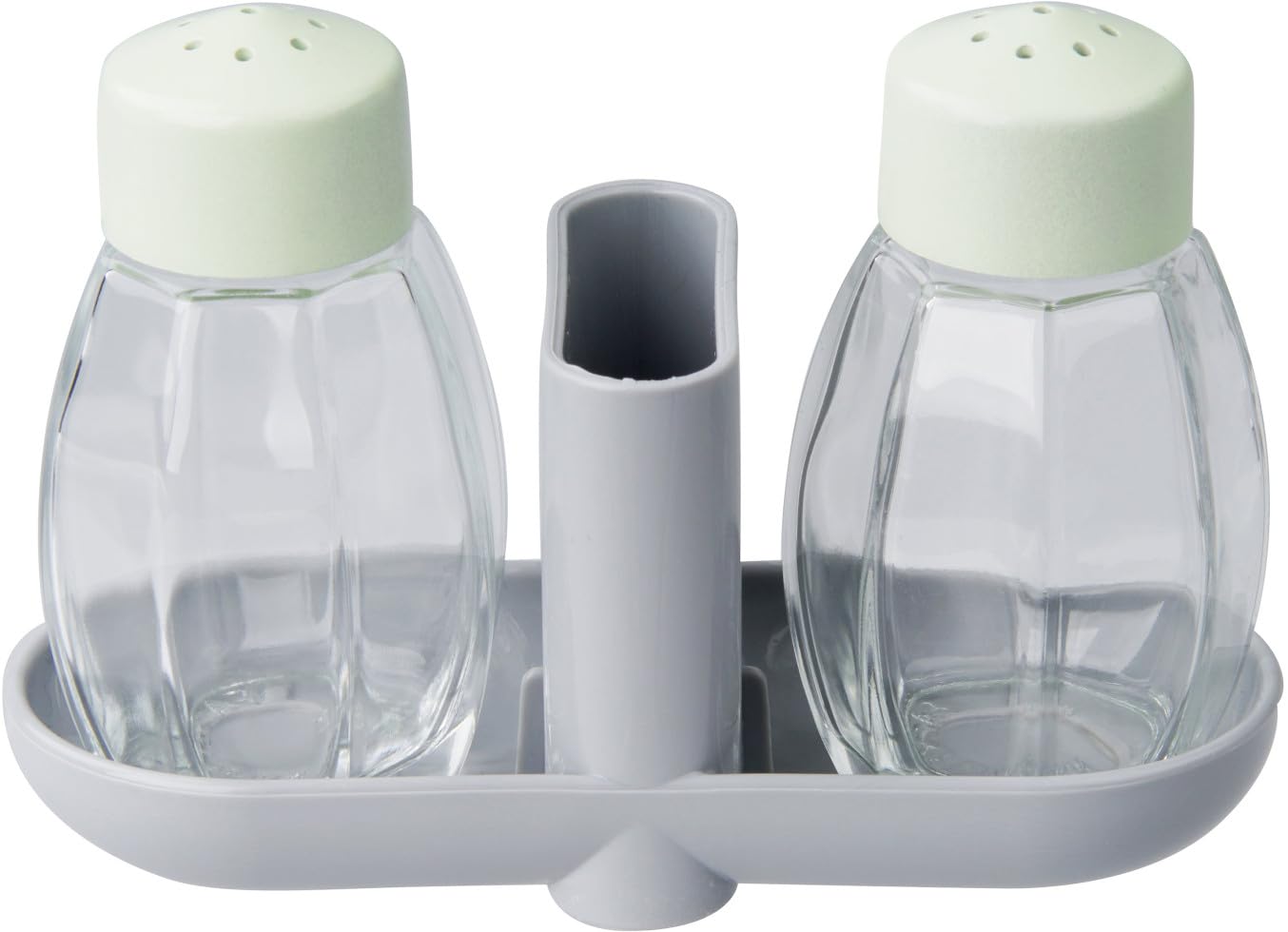 Fackelmann 33040 Salt Shaker/Pepper Shaker/Set/Organic Plastic/Glass