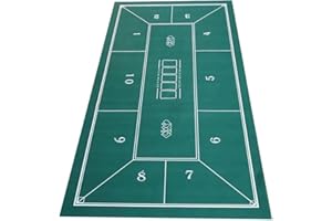 Texas Poker Mat 180x90cm Poker Mahjong Game Table Mat Texas Poker Game Mat for and Home Game
