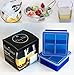 Kelsey Adele King Cube Ice Tray with Lid - Premium Silicone Mold for 2