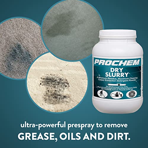 Prochem Dry Slurry Professional Cleaning Concentrate Detergent Powder for Carpet, 6 Lb photo 11