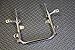 NEW Yamaha Banshee rear grab bar bumper - CHROME grabbar 1987-2006 & flag mounts