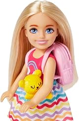 Barbie Chelsea Travel Small Doll 6 Accessories Puppy Carrier Backpack HJY17 view 3