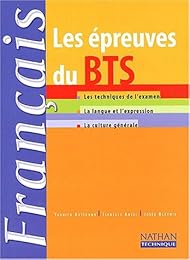 Français, les épreuves du BTS