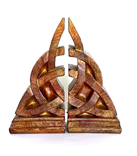 Bellaa bookends decorative mystical celtic knot design