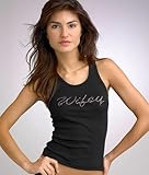Classy Bride Swarovski Crystal Wifey Tank Daywear