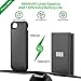 Battery Case for iPhone 6 6s, 4000mAh Portable Protective Charging Case for iPhone 6 6s(4.7 inch) Extended Battery Charger Case-(Black)