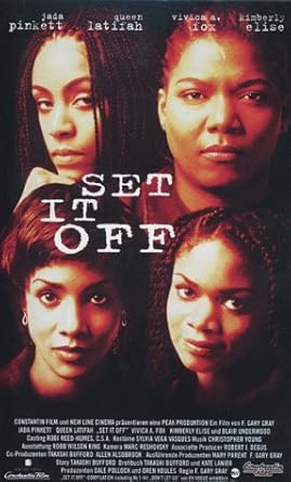 Amazon Com Set It Off Vhs Jada Pinkett Smith Queen Latifah Vivica A Fox Kimberly Elise John C Mcginley Blair Underwood Vincent Baum Van Baum Chaz Lamar Shepherd Thomas Jefferson Byrd Charles Robinson