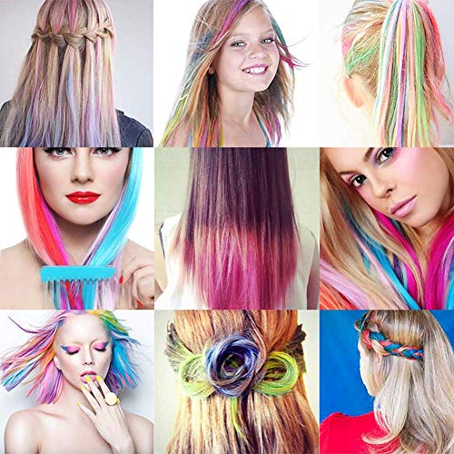 image for CIDBEST Hair Chalk, Temporary Hair Chalk Pens, Hair Chalk Set, Washabl