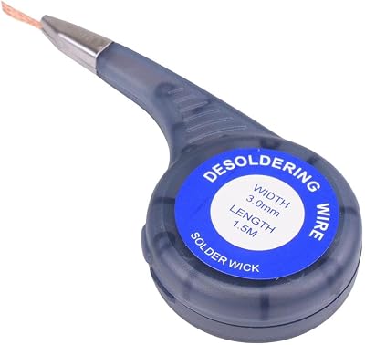 Switch Electronics 3mm Desoldering Wick Braid with Dispenser Soldering