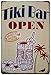 ERLOOD Tiki Bar Open Summer Holidays Vintage Metal Tin Sign Poster Home Plaque Poster Wall Art Pub Bar Decor 12 X 8