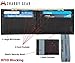 Crabby Gear - Men's Black Leather RFID Blocking Bi-Fold Wallet - Slim, Minimalist Design - Holds 6 Cards, Cash - Tile Tracker Friendly