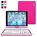 Snugg iPad Air Keyboard Case (2013-1st Generation) / iPad 9.7 Case with Keyboard, Wireless Bluetooth iPad Pro 9.7 inch Case with Keyboard Rotatable iPad Air Case with Keyboard - Pink