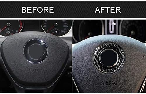 最大80 オフ の車の部品の内装 ほとんどの車と互換性のある車の炭素繊維のステアリングホイールリング装飾ステッカー 本物の商品 の