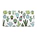 KUKOO Women’s Printed Zip Around Wallet Phone Clutch Purse Card Holder Organizer Cactus