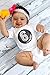 Baby's Firsts Gender Neutral Month by Month Milestone Chalkboard Stickers for Boys & Girls, Newborn Monthly Onesie Sticker Set, Anti Glare Scrapbook Photo Prop Keepsake and Baby Registry and Shower Gi